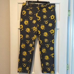 Floral and polka dot Banana Republic Sloan pant